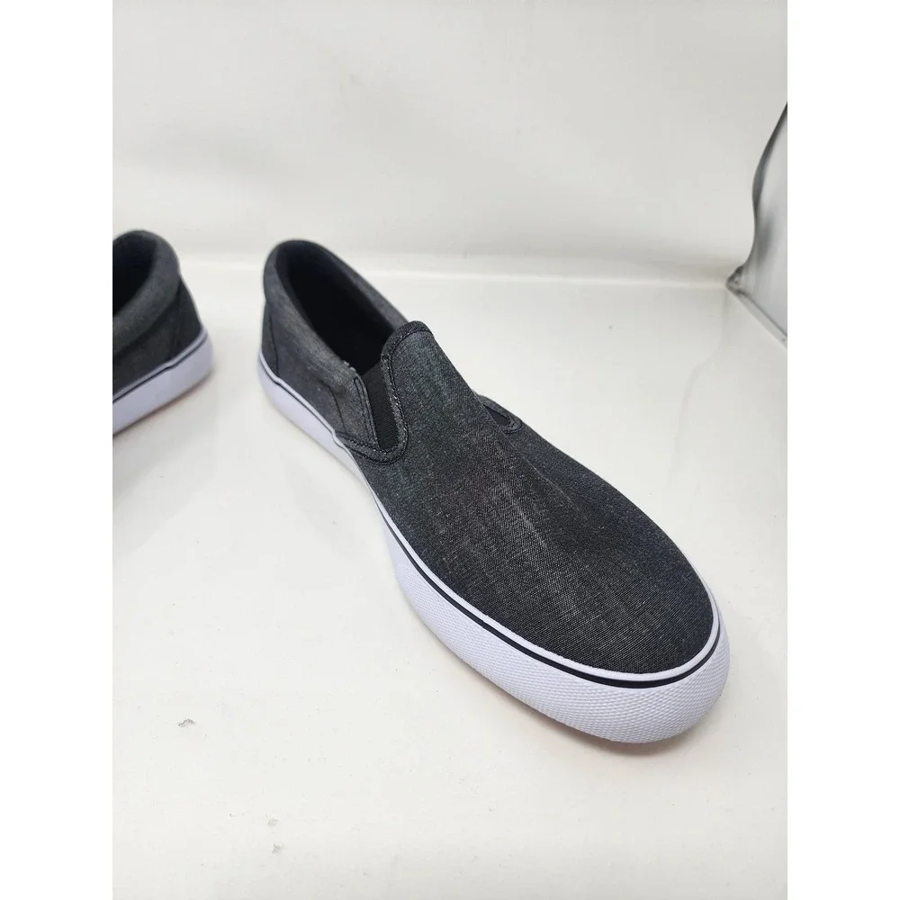 Goodfellow & Co Mens Phillip Slip On Shoes Gray Cotton Blend Casual Size 13